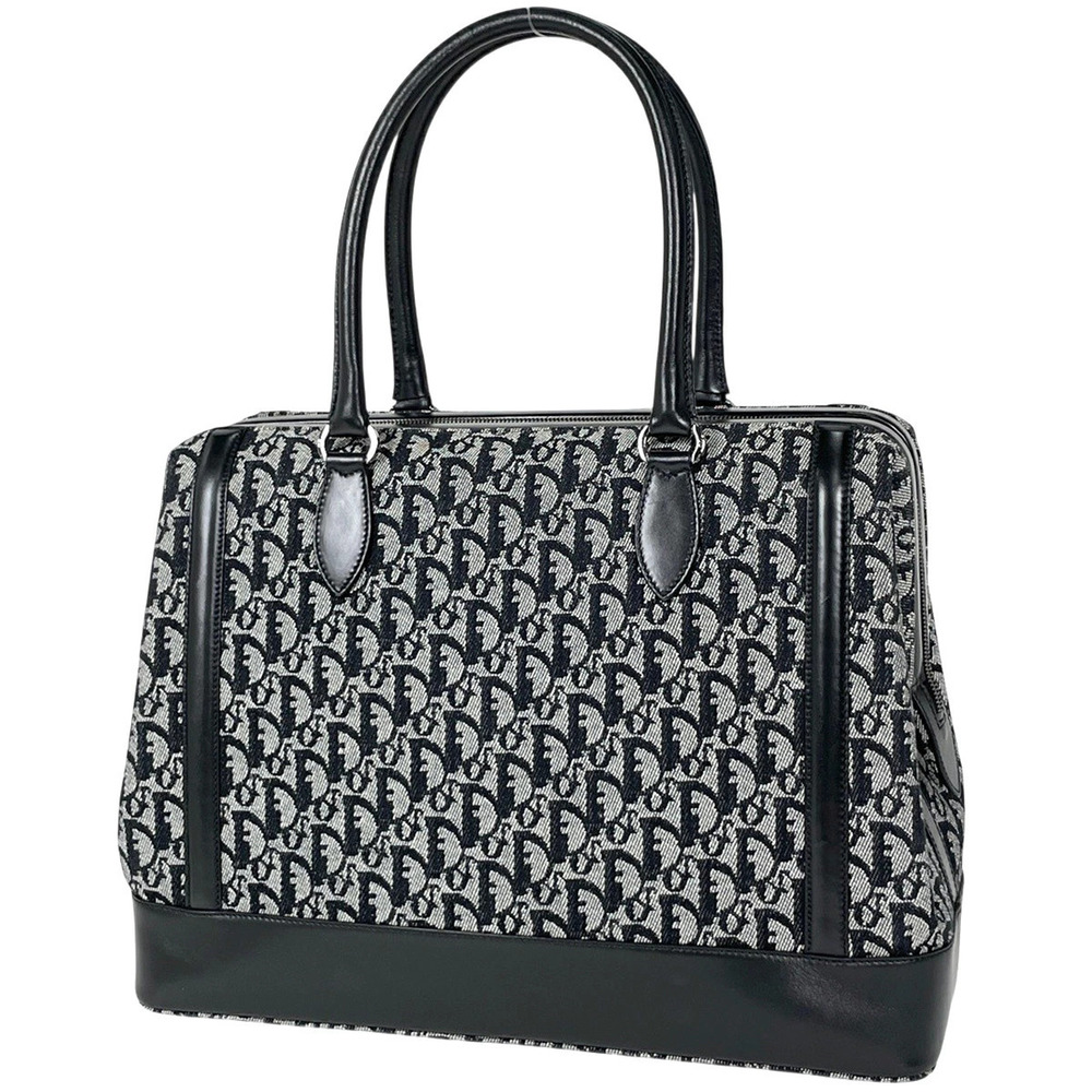 Christian Dior handbag Trotter canvas black